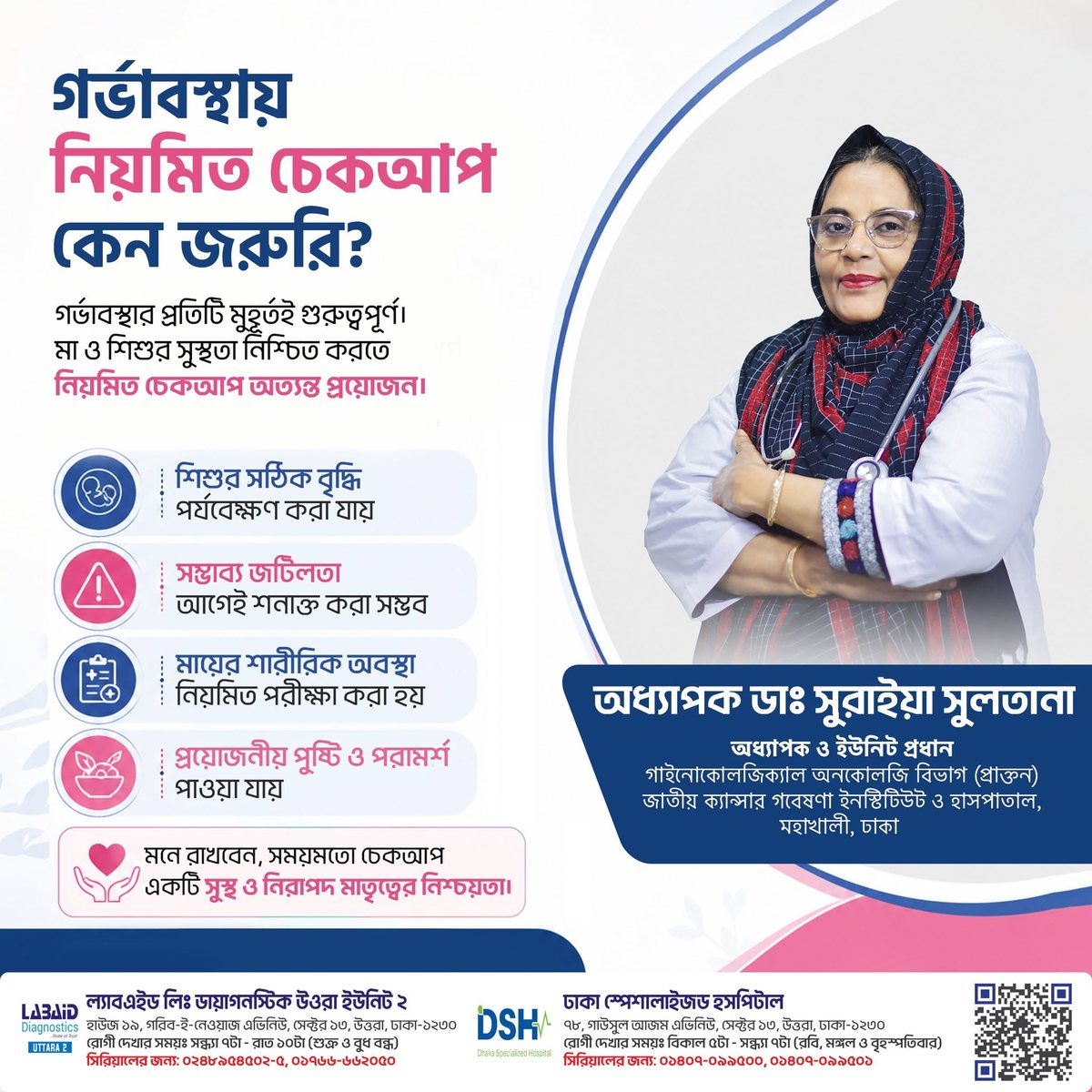 Why a regular check-up matters — well-woman care by Prof. Dr. Suraiya Sultana, Uttara
